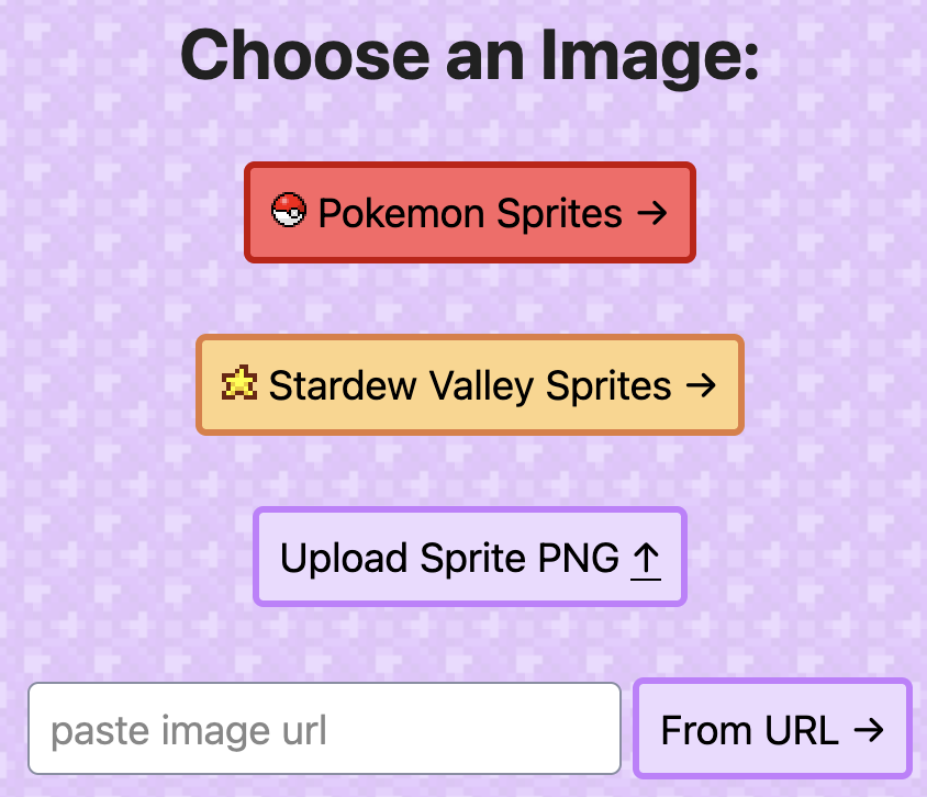 Image Selection UI