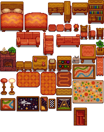 Furniture sprite sheet