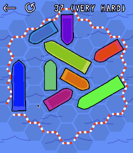 Hexagonal rush hour gameplay